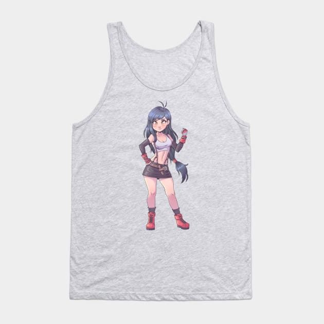 Tifa Lockhart Tank Top by MauroAlbatros